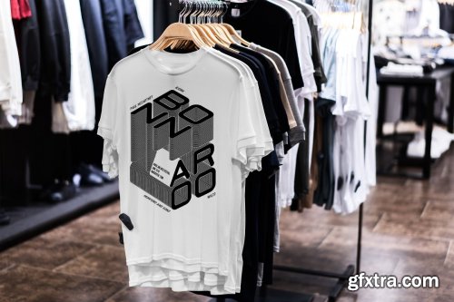 CreativeMarket - T-Shirt Shopping Mock-Up Vol.2 4062124