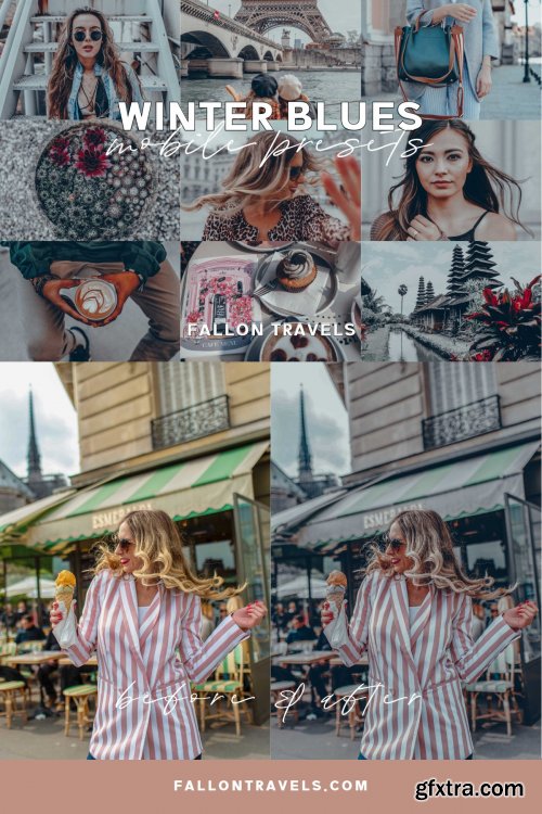 CreativeMarket - Winter Blues Mobile Presets 4079269