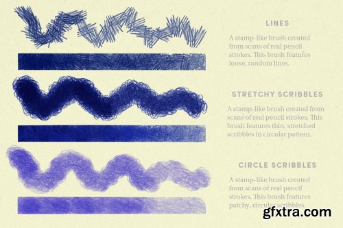 CreativeMarket - Pencil Pack – Procreate Brushes 4174826