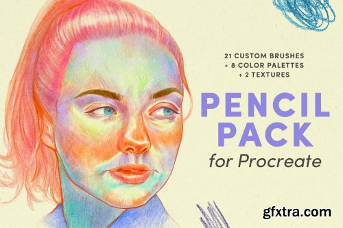 CreativeMarket - Pencil Pack – Procreate Brushes 4174826