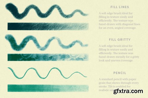 CreativeMarket - Pencil Pack – Procreate Brushes 4174826