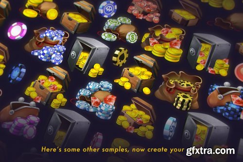 CreativeMarket - VOKR – Coins & Chips Factory 4084814