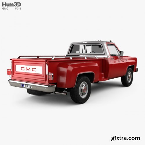 GMC Sierra Grande 454 Pickup 1979 3D model