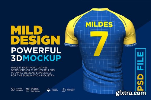 CreativeMarket - Raglan T-Shirt - 3D Mockup 4166472