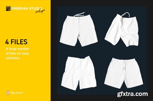 CreativeMarket - Shorts Mock-Up Set 4158740 