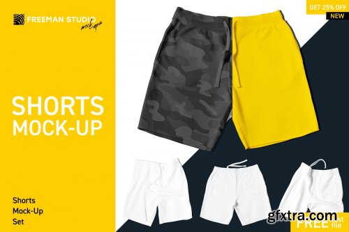 CreativeMarket - Shorts Mock-Up Set 4158740 