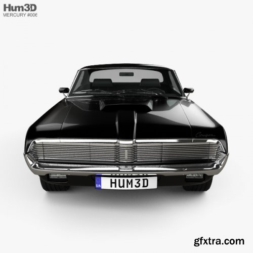 Mercury Cougar XR-7 1969 3D model