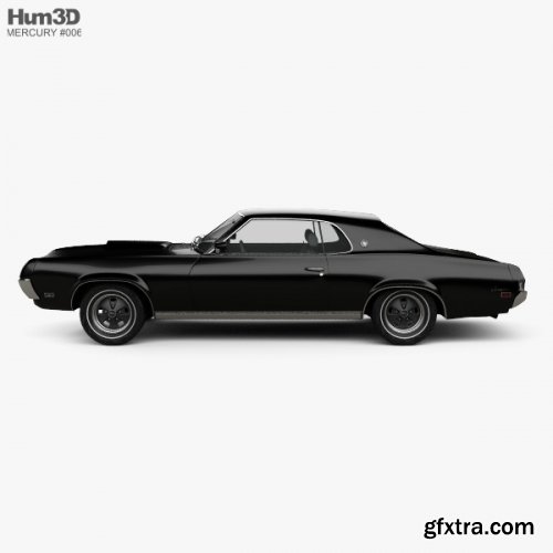 Mercury Cougar XR-7 1969 3D model