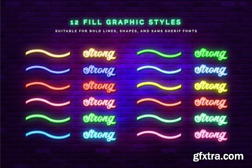 CreativeMarket - Neon Sign-Illustrator Effects 4115171