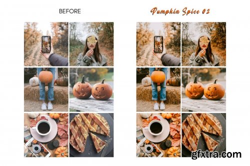 CreativeMarket - Moody PUMPKIN SPICE Mobile Presets 4156756