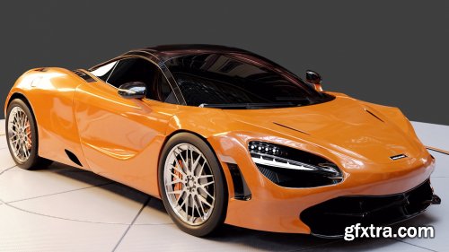  McLaren 720S 3D model