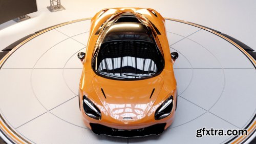 McLaren 720S 3D model