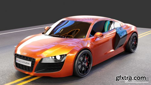 Audi R8 3d model