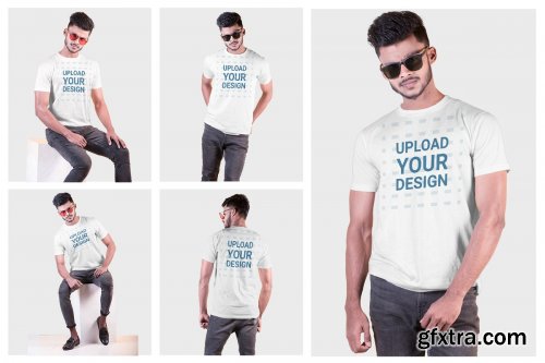 CreativeMarket - Male t-shirt Mockup-V-2-002 4180927