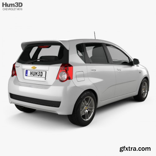 Chevrolet Aveo 5-door 2009 3D model