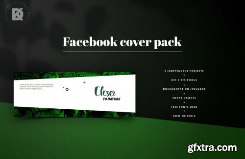 Facebook Green Cover Pack