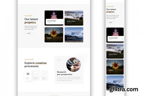 Photography Responsive Landing Page