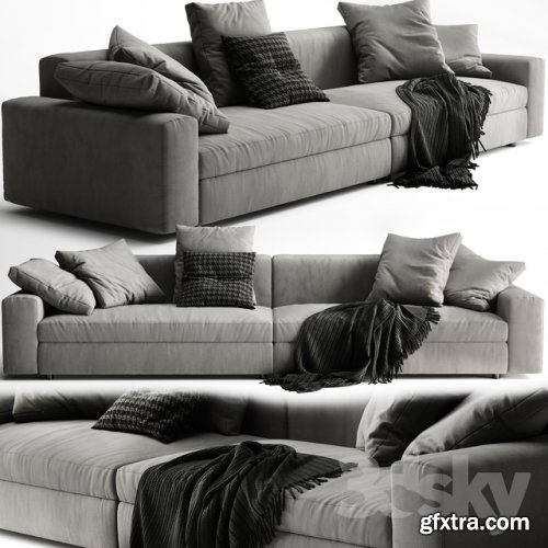  Poliform Dune Sofa 3d model