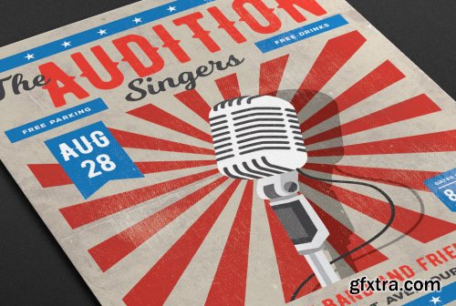 The Audition Flyer Template