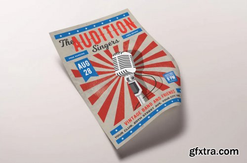 The Audition Flyer Template