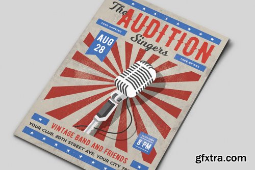 The Audition Flyer Template