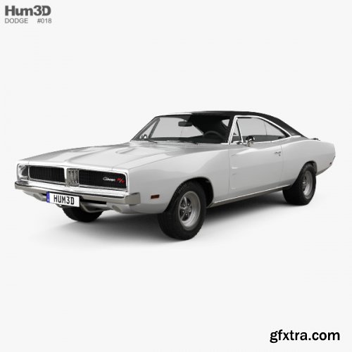 Dodge Charger RT 1969 3D model