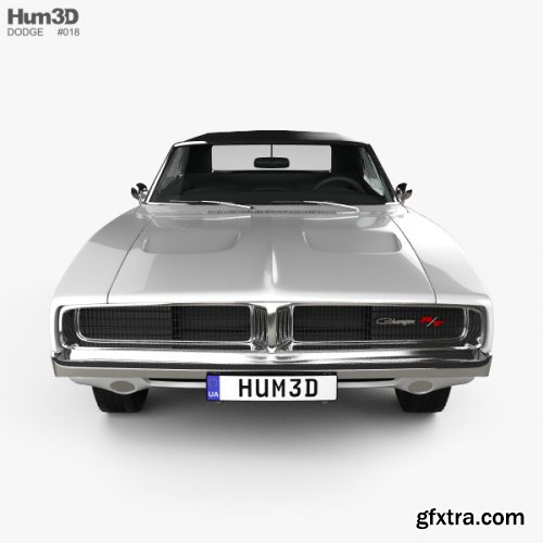 Dodge Charger RT 1969 3D model