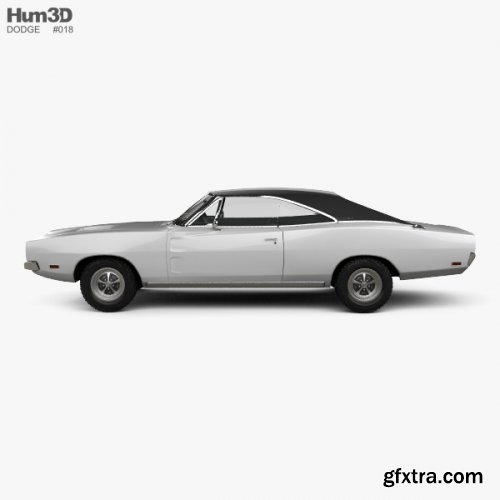 Dodge Charger RT 1969 3D model