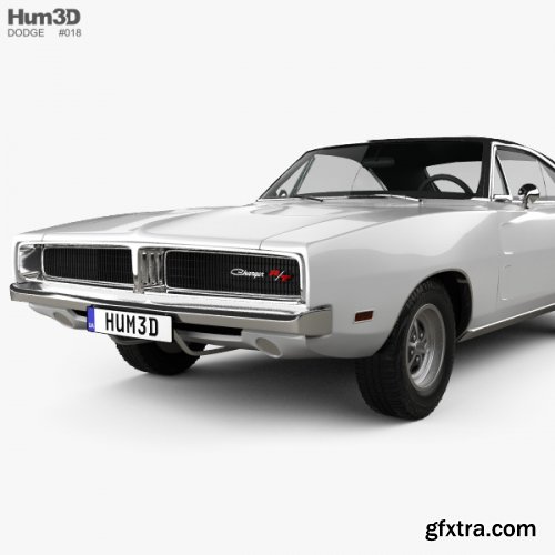 Dodge Charger RT 1969 3D model