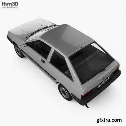 Alfa Romeo Arna L 1983 3D model