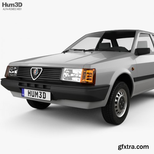 Alfa Romeo Arna L 1983 3D model