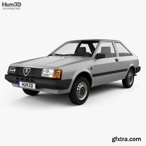 Alfa Romeo Arna L 1983 3D model