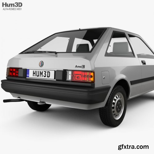 Alfa Romeo Arna L 1983 3D model