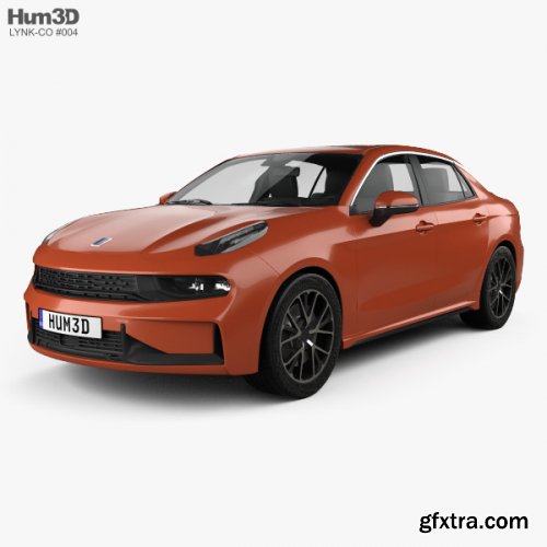 Lynk & Co 03 sedan 2018 3D Model