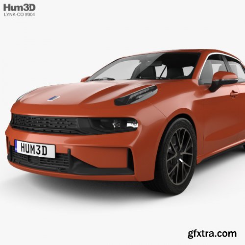 Lynk & Co 03 sedan 2018 3D Model