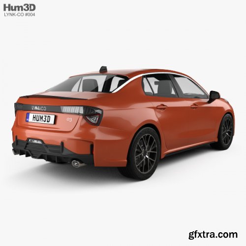 Lynk & Co 03 sedan 2018 3D Model