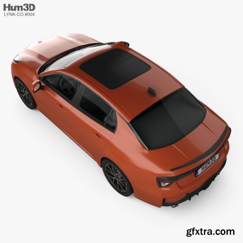 Lynk & Co 03 sedan 2018 3D Model