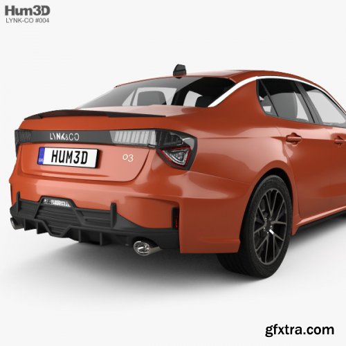 Lynk & Co 03 sedan 2018 3D Model