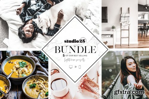 CreativeMarket - 5 Lightroom presets bundle 4169635