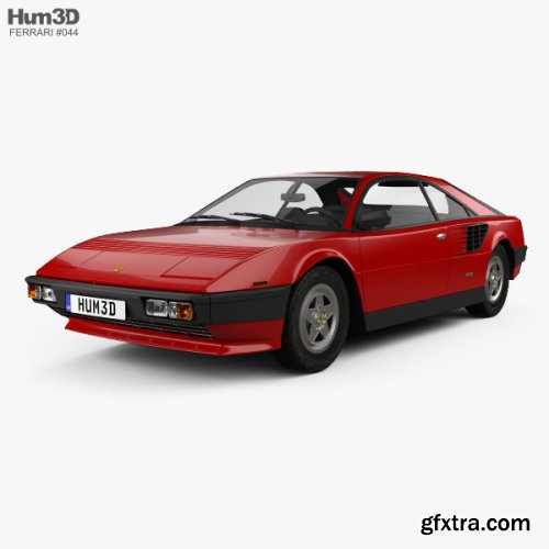 Ferrari Mondial 8 1980 3D model » GFxtra