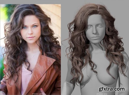 Tarkan Sarim Patreon - Core Xgen and Interactive Xgen IGS Female Long Hair Grooming