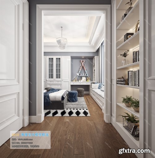 Modern Style Bedroom 176 (2019)