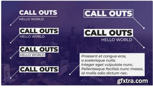 Glitch Call-Outs Pack - After Effects 302802