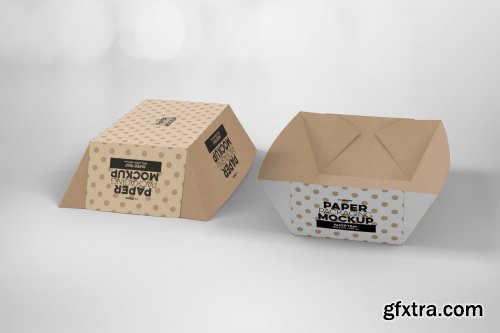 Paper Tray 4 Packaging Mockup