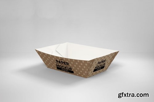 Paper Tray 4 Packaging Mockup