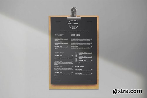 Black Restaurant Menu