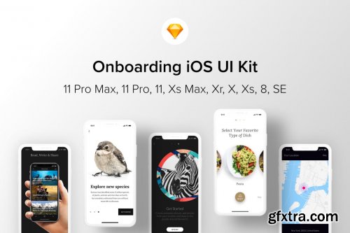 Onboarding iOS UI Kit (Sketch)