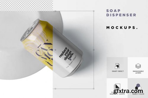 Can Mockup 330ml Size