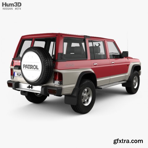 Nissan Patrol (Y60) 5-door 1987 3D model