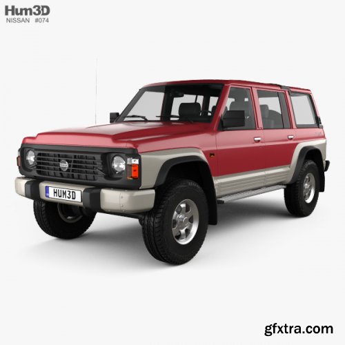 Nissan Patrol (Y60) 5-door 1987 3D model